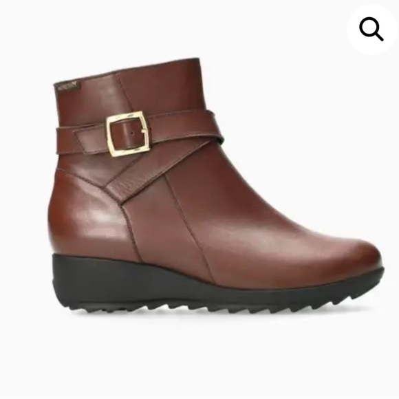 NWOB MEPHISTO WOMEN’S AVRIL ANKLE BOOT BROWN size 8